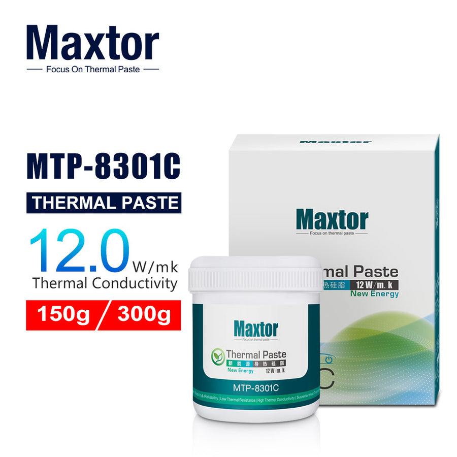 Maxtor MTP-8301C Thermal Grease — 12.0 W/mK, 150 g / 300 g