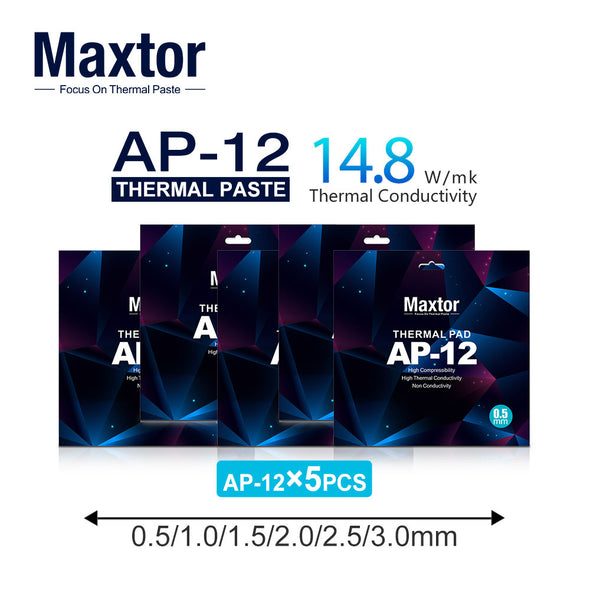 Maxtor AP-12 14.8W/m-k Thermal Pad for cpu gpu