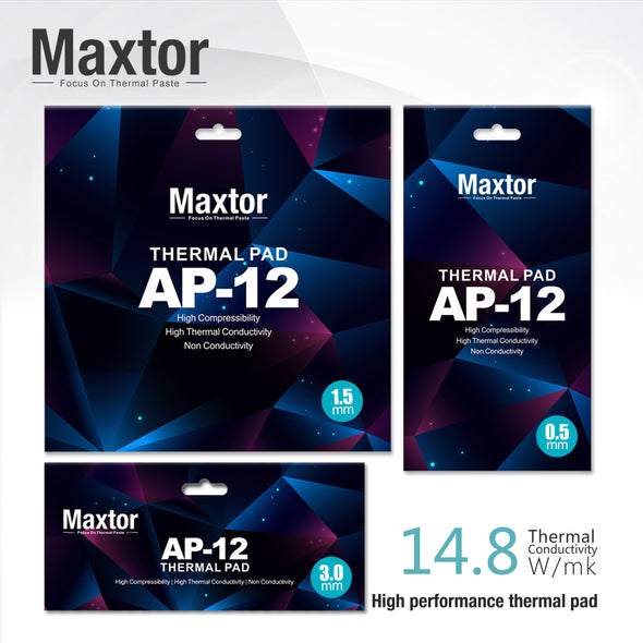 Maxtor AP-12 14.8W/m-k Thermal Pad  for GPU CPU