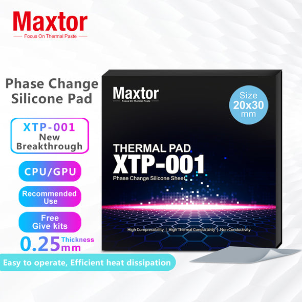 Maxtor XTP-001  22.5W/MK Phase Change Silicone Thermal Pad for CPU GPU